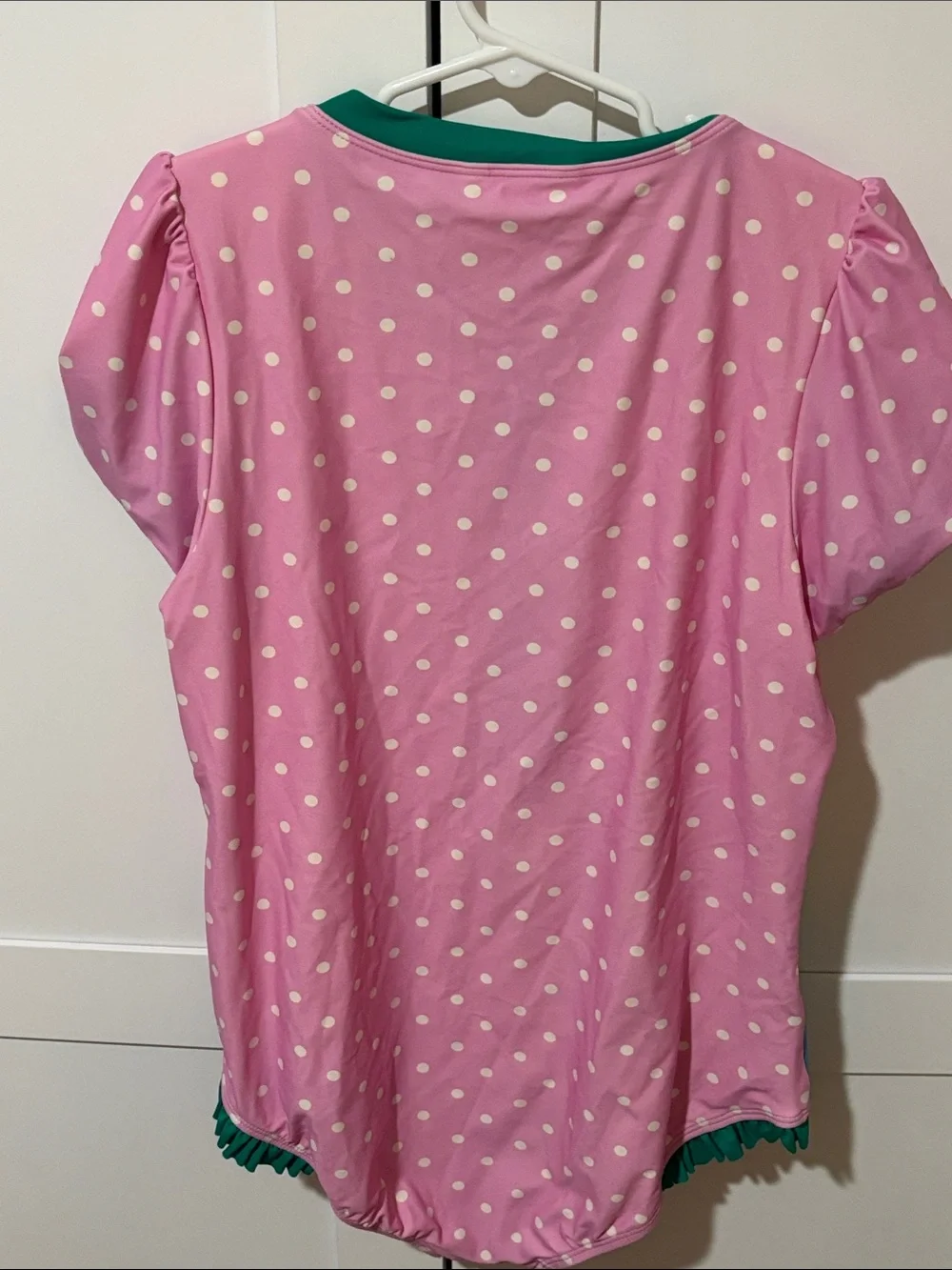 Matilda Jane Pink Polka Dot Rainbow  One-Piece Swimsuit
